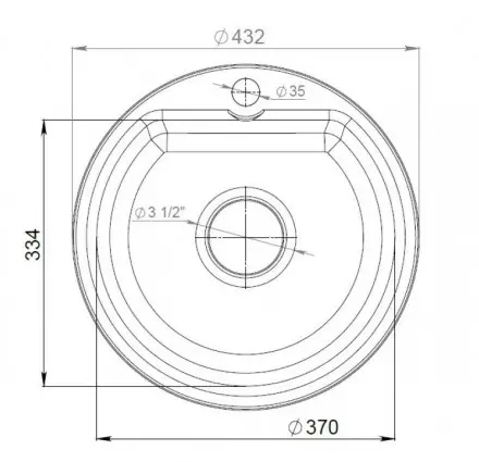 Кухня «Кухонная мойка GranFest Smart GF-SM 435 бежевая»